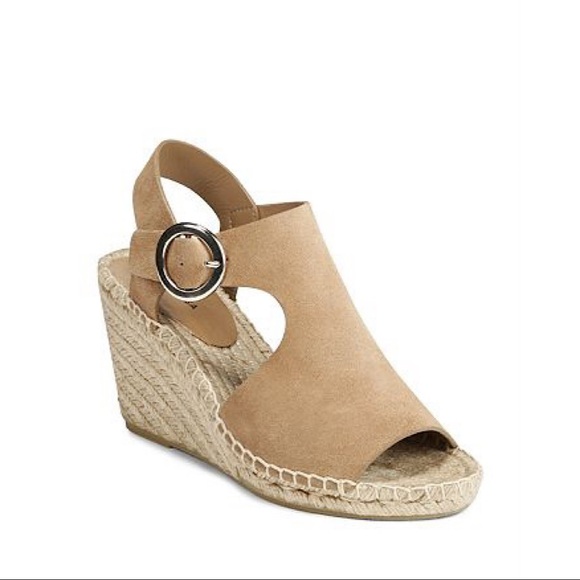 Via Spiga Nolan Espadrille Wedge Sandal Desert 9 - Picture 1 of 6